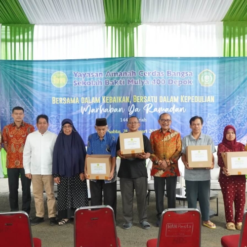 Gapai Berkah Ramadan, Sekolah BM 400 Depok Gelar Bakti Sosial untuk Warga Sekitar-4